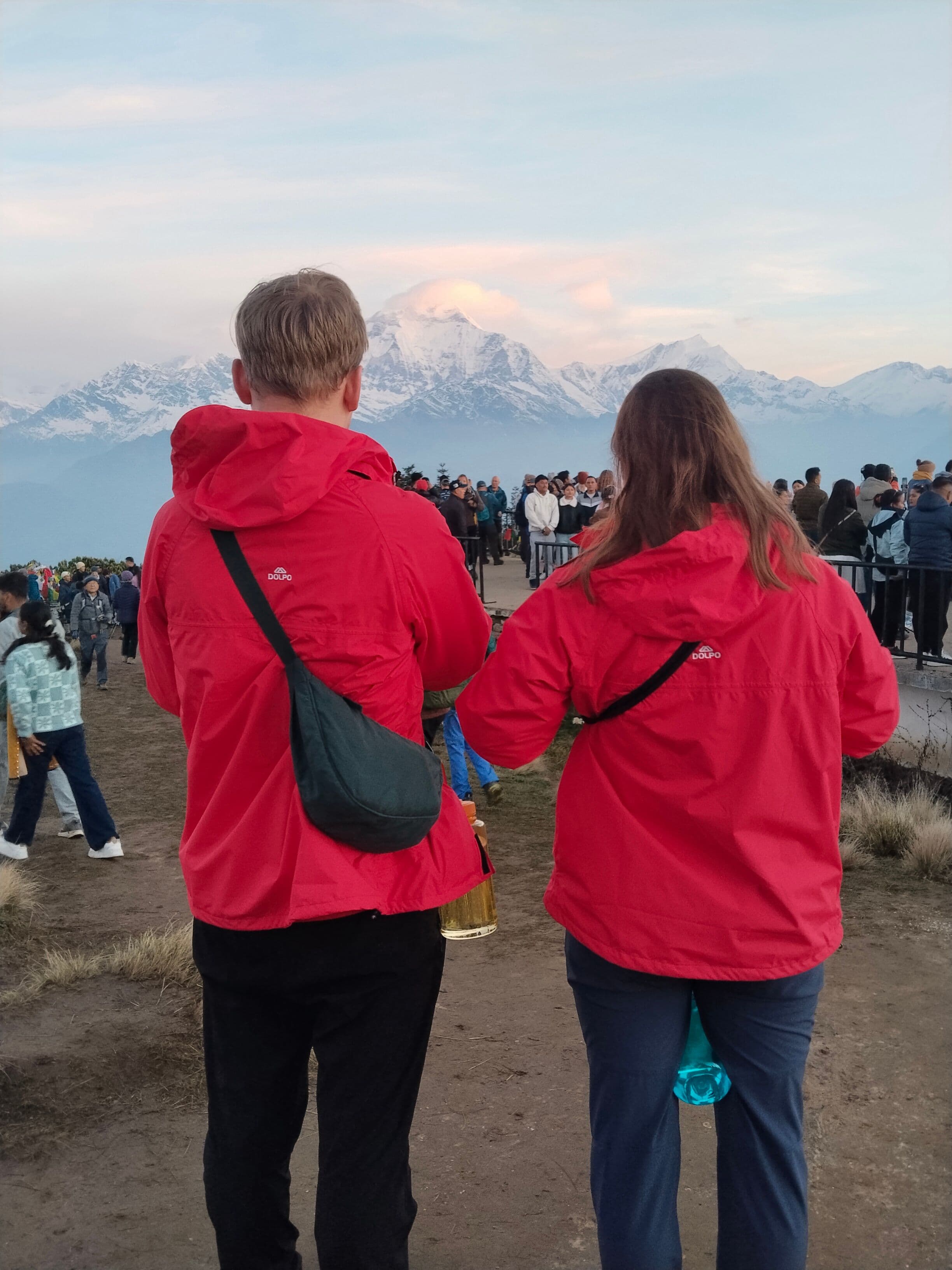 wonderful timing of Annapurna views point